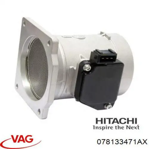 Датчик массового расхода воздуха VAG 078133471AX цена, от 57.18 USD