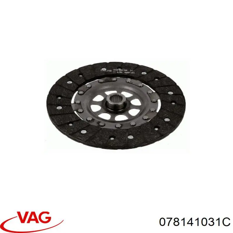 Купить 078141031C VAG Диск сцепления