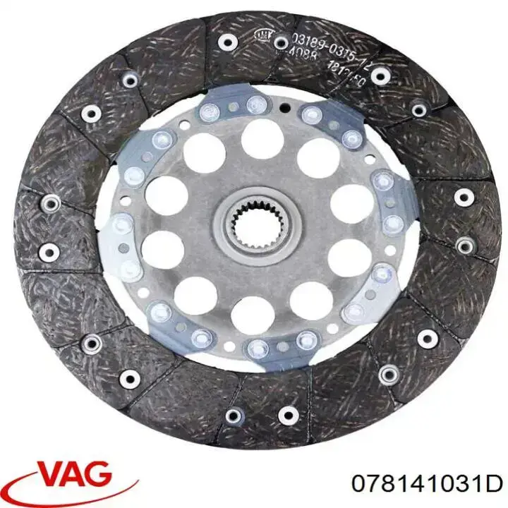 Диск сцепления VAG 078141031D цена, от 86.68 USD