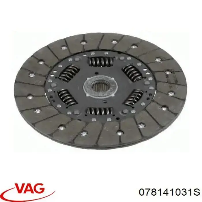 Диск сцепления 078141031S VAG