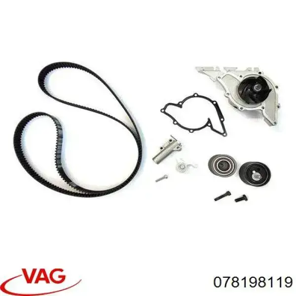 Ремень ГРМ, комплект VAG 078198119