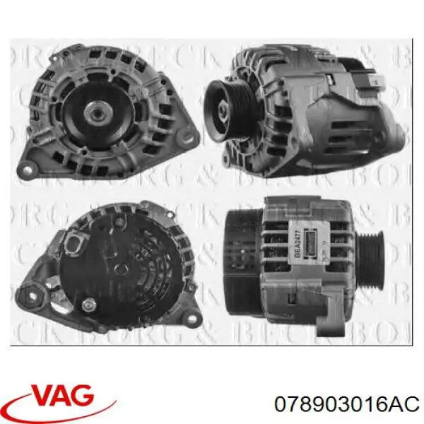 Автомобильный генератор VAG 078903016AC цена, от 67.64 USD