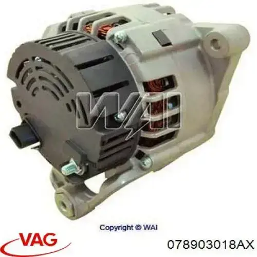 Генератор автомобиля VAG 078903018AX