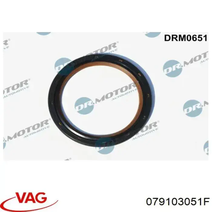 079103051F VAG Vedação traseira de cambota de motor