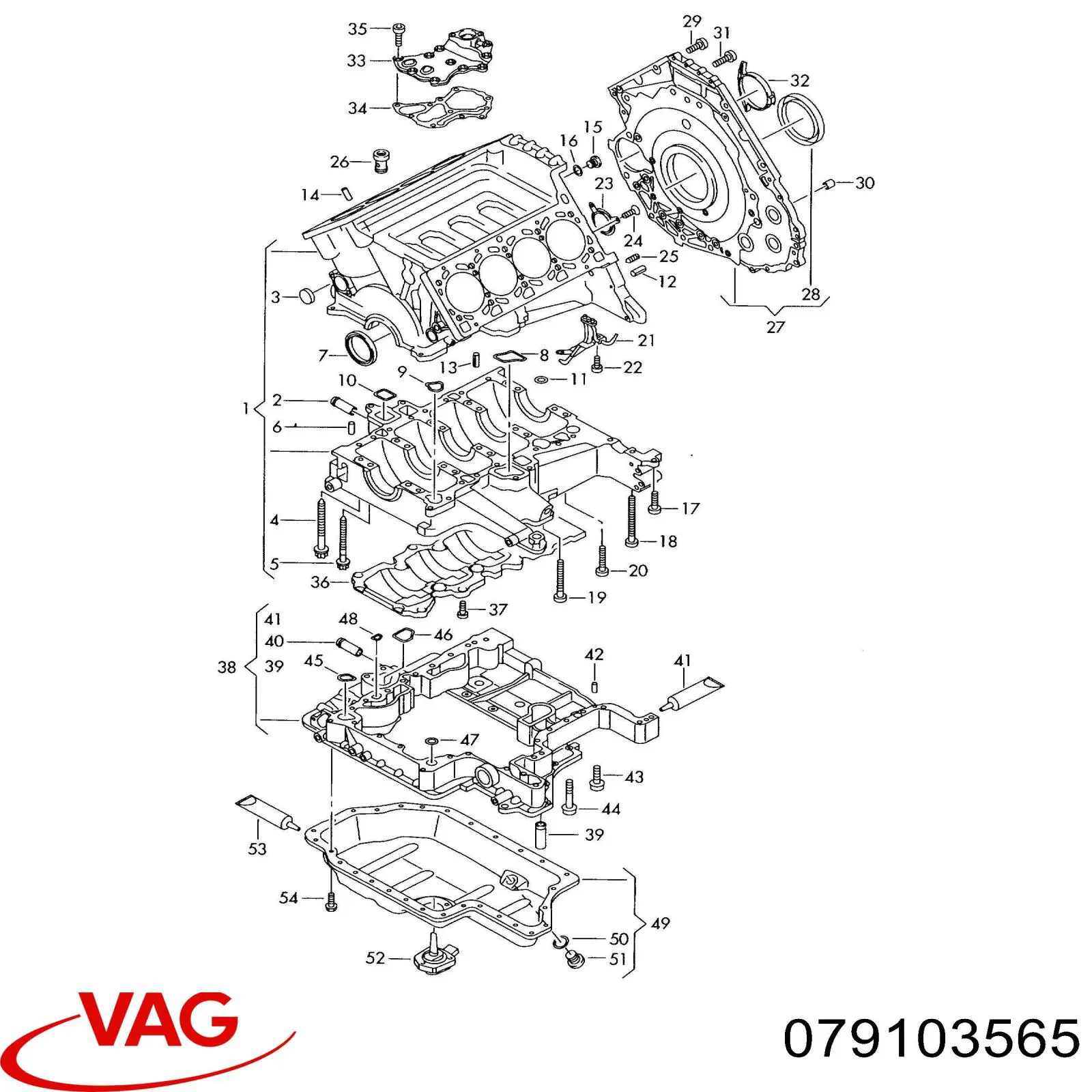  VAG 079103565 цена, от 7.64 USD