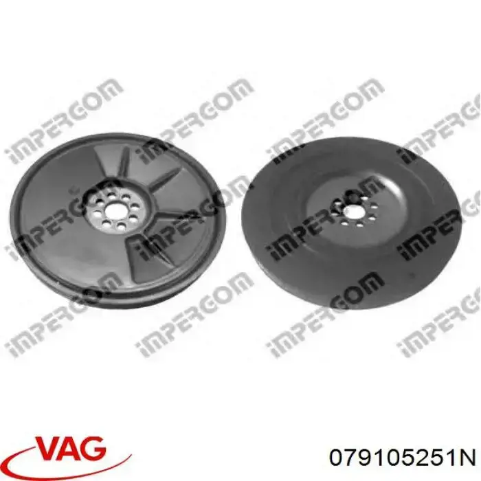079105251N VAG Шкив коленчатого вала