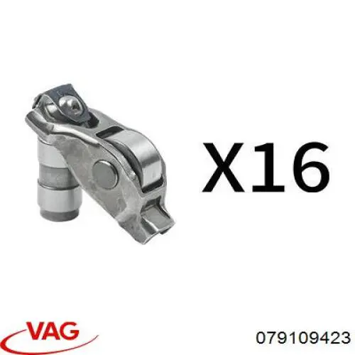 Толкатель клапана гидравлический VAG 079109423 цена, от 2.99 USD