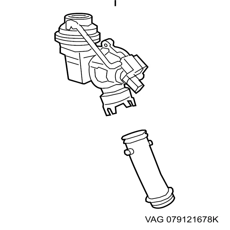 Датчик температуры, вакуумный VAG 079121678K