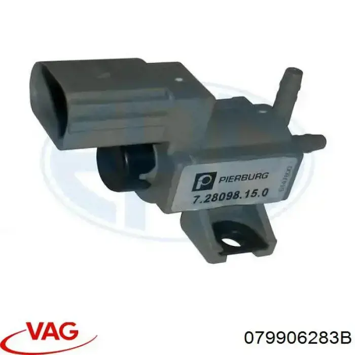 Купить 079906283B VAG Клапан преобразователь давления наддува (соленоид) 