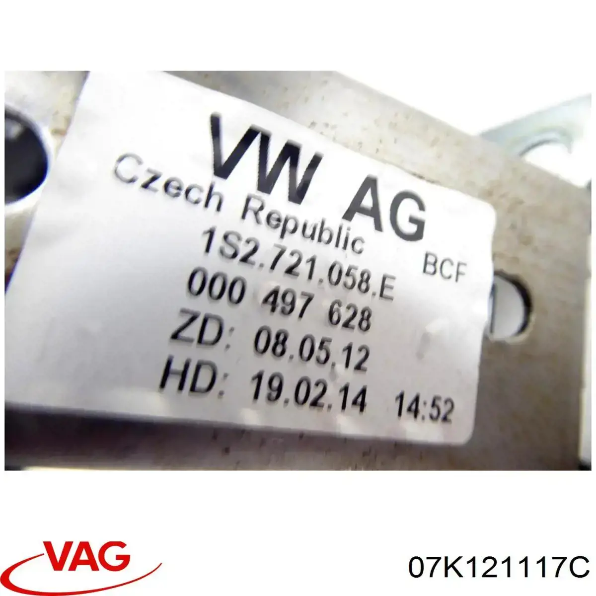 Кожух термостата VAG 07K121117C цена, от 11.30 USD