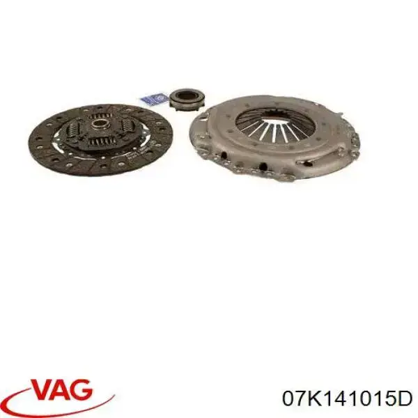 Купить 07K141015D VAG Комплект сцепления (диск, корзина, подшипник)