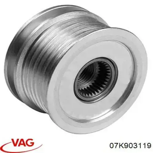 Купить 07K903119 VAG Шкив ремня генератора
