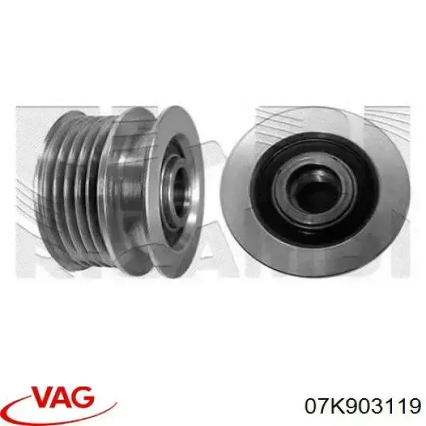 Шкив генератора 07K903119 VAG