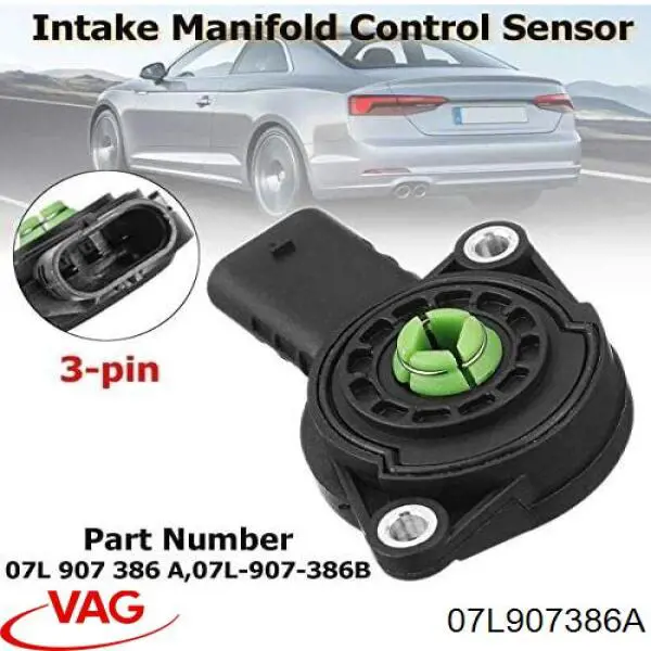 Датчик дроссельной заслонки 07L907386A VAG