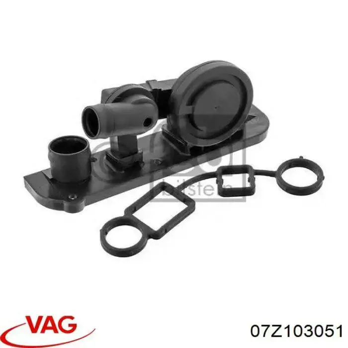 Купить 07Z103051 VAG Сальник коленвала задний