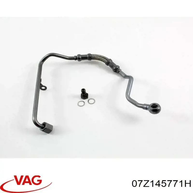 Купить 07Z145771H VAG Трубка (шланг) подачи масла к турбине