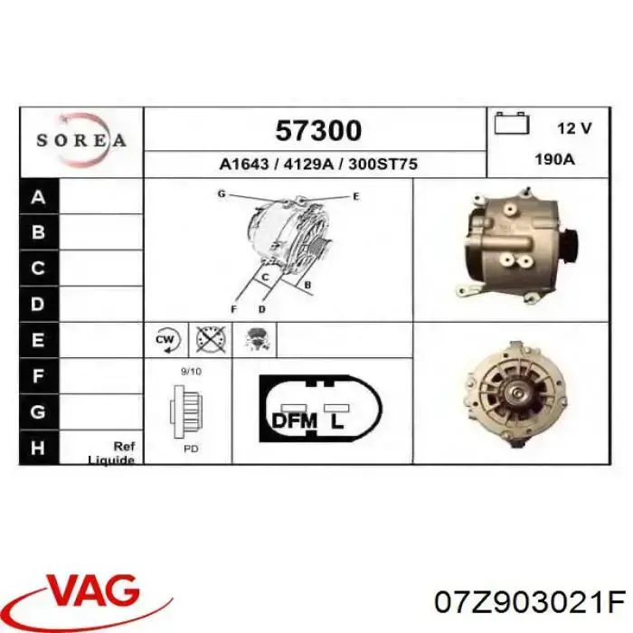 Автомобильный генератор Lucas LRA03014 цена, от 465.80 USD