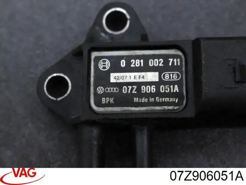 07Z906051A VAG Датчик давления выхлопных газов