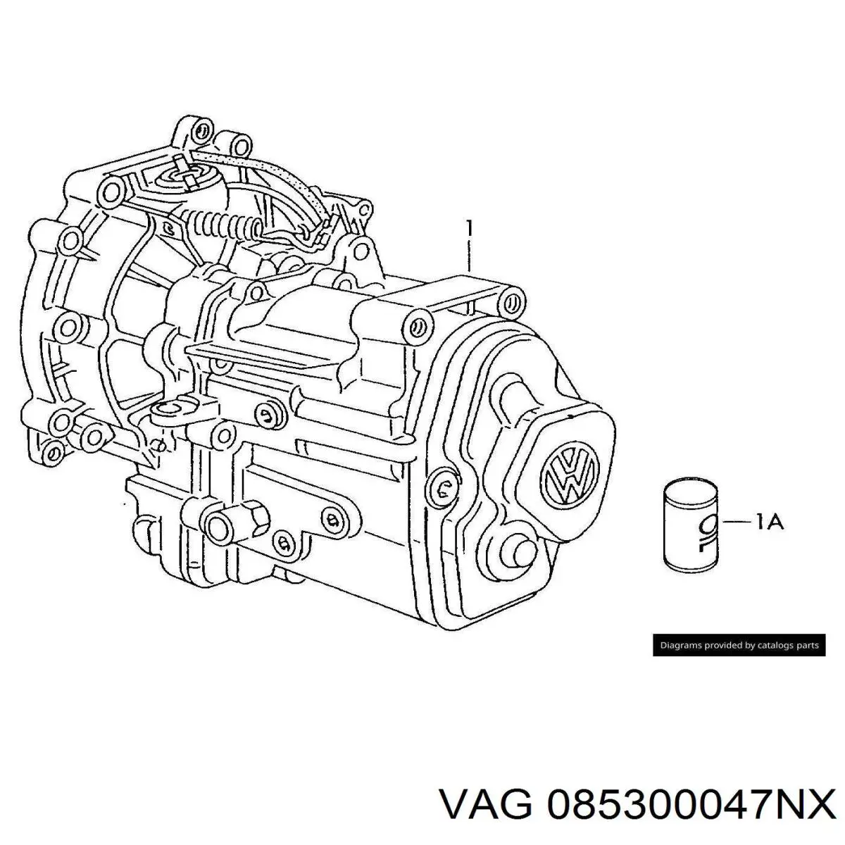 КПП в сборе 085300047NX VAG