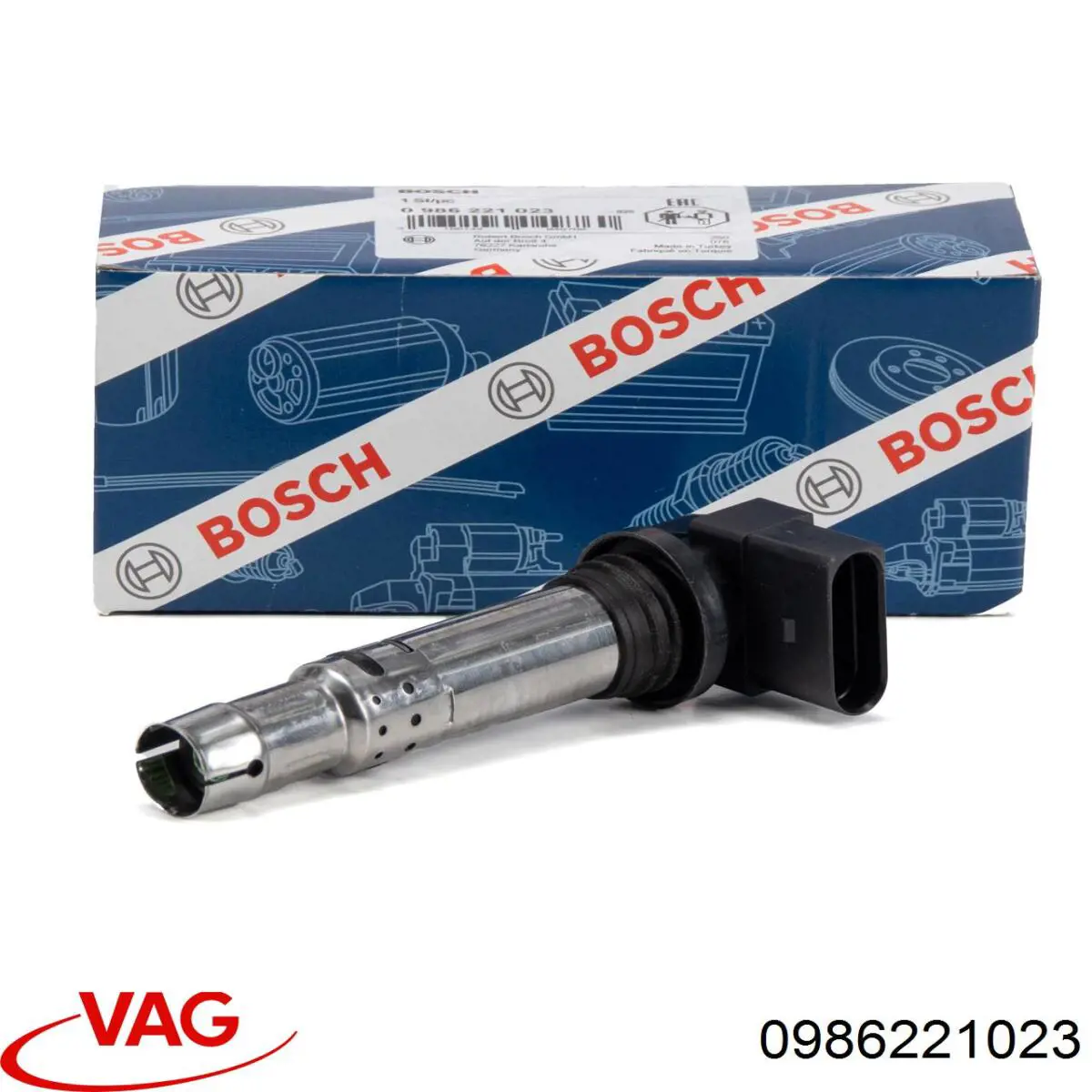 Катушка зажигания 0986221023 VAG