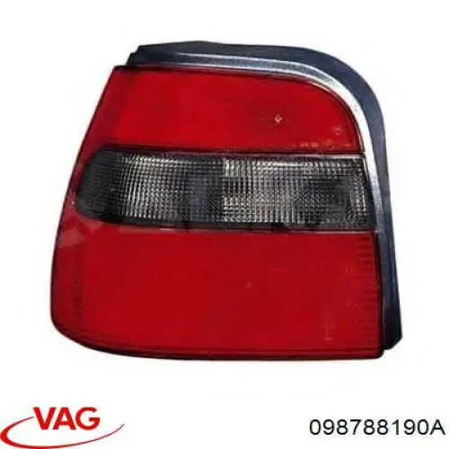 Купить 098788190A VAG Задняя правая фара