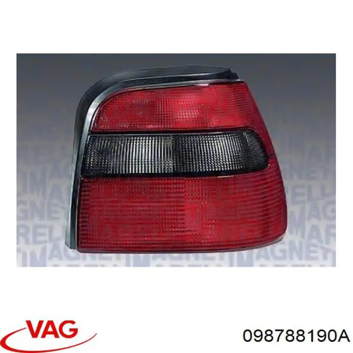 Задний фонарь 098788190A VAG