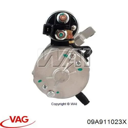 Купить 09A911023X VAG Стартер