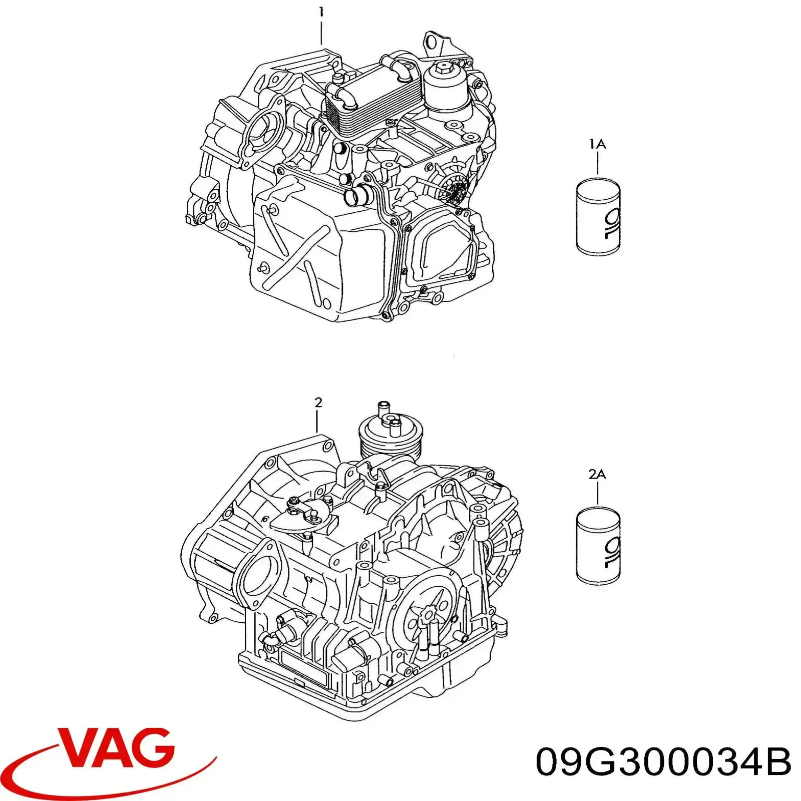 09G300034B VAG Автоматическая коробка передач