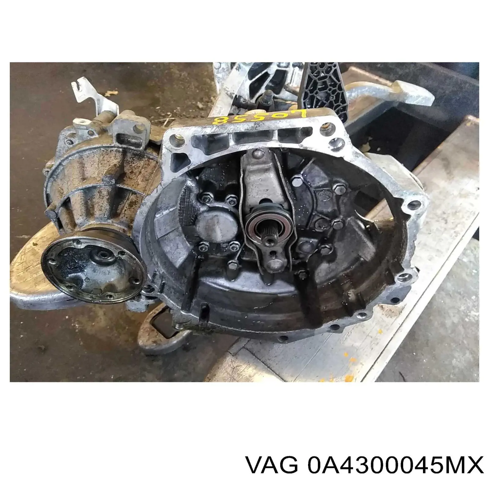 0A4300045MX VAG caixa de mudança montada (caixa mecânica de velocidades)