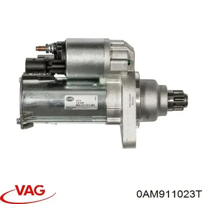 Стартер 0AM911023T VAG