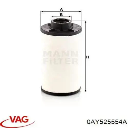 Купить 0AY525554A VAG Муфта Haldex