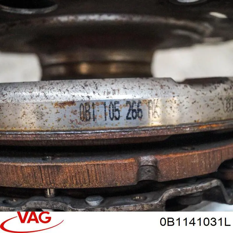 0B1141031LX VAG Диск сцепления ведомый