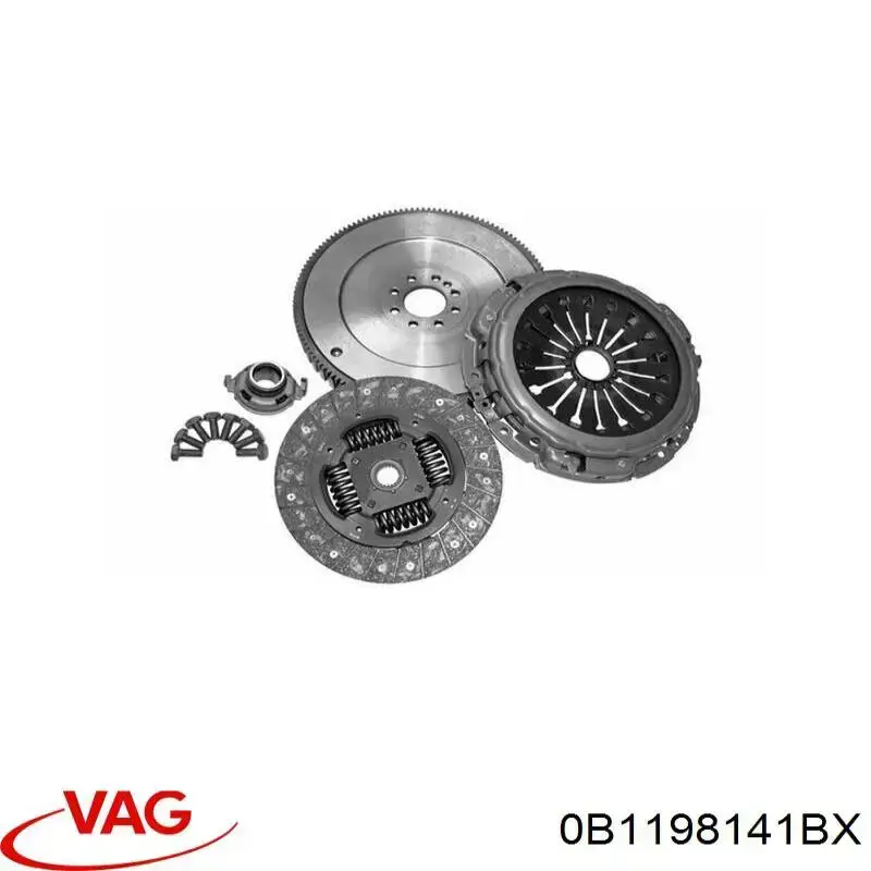 0B1198141BX VAG Сцепление в сборе