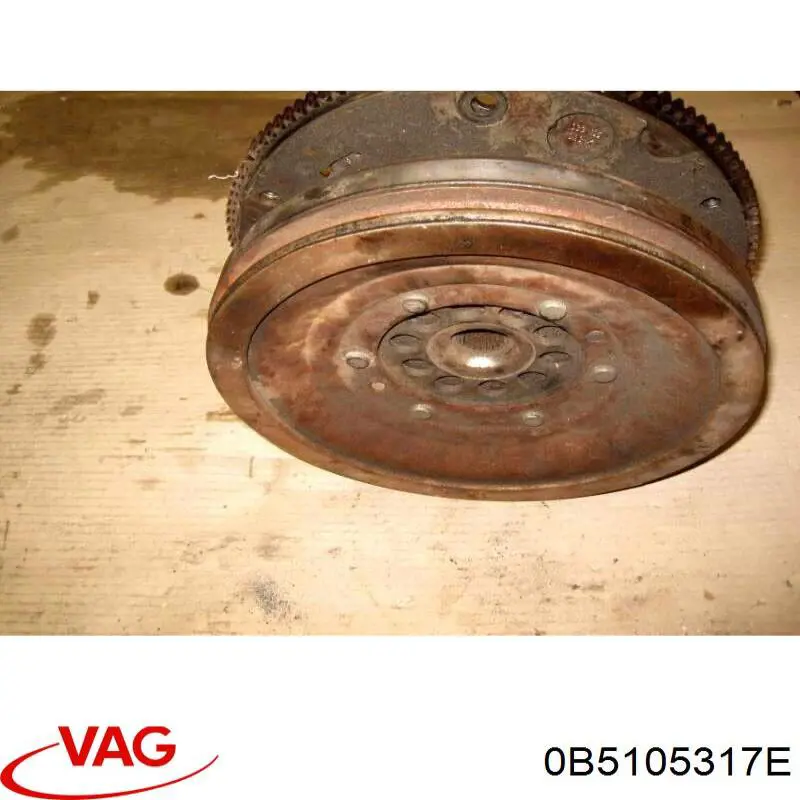 Купить 0B5105317E VAG Маховик с зубчатым ободом
