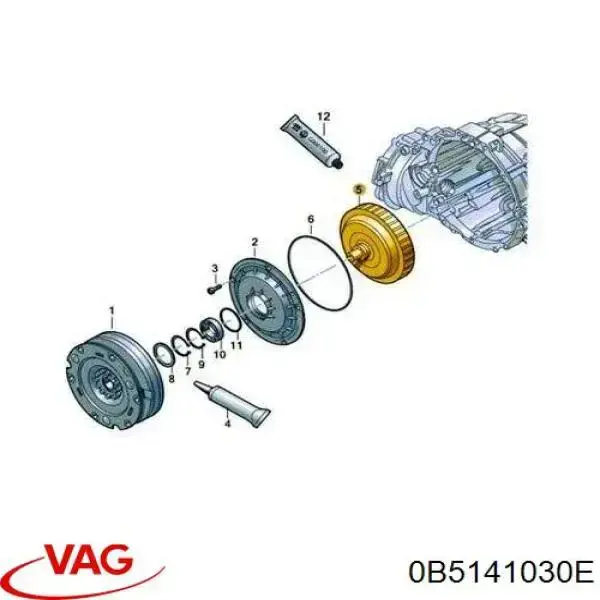 0B5141030E VAG Обгонная муфта коробки автомат