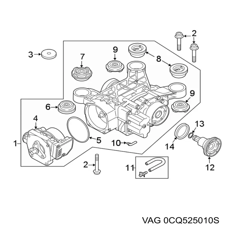 Redutor do eixo traseiro Skoda Octavia preço, a partir de 1697,52 USD