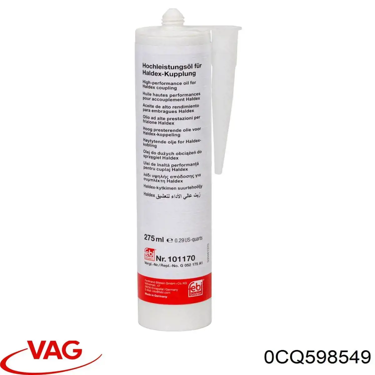 Насос муфты Haldex V106592 VEMO/Vaico