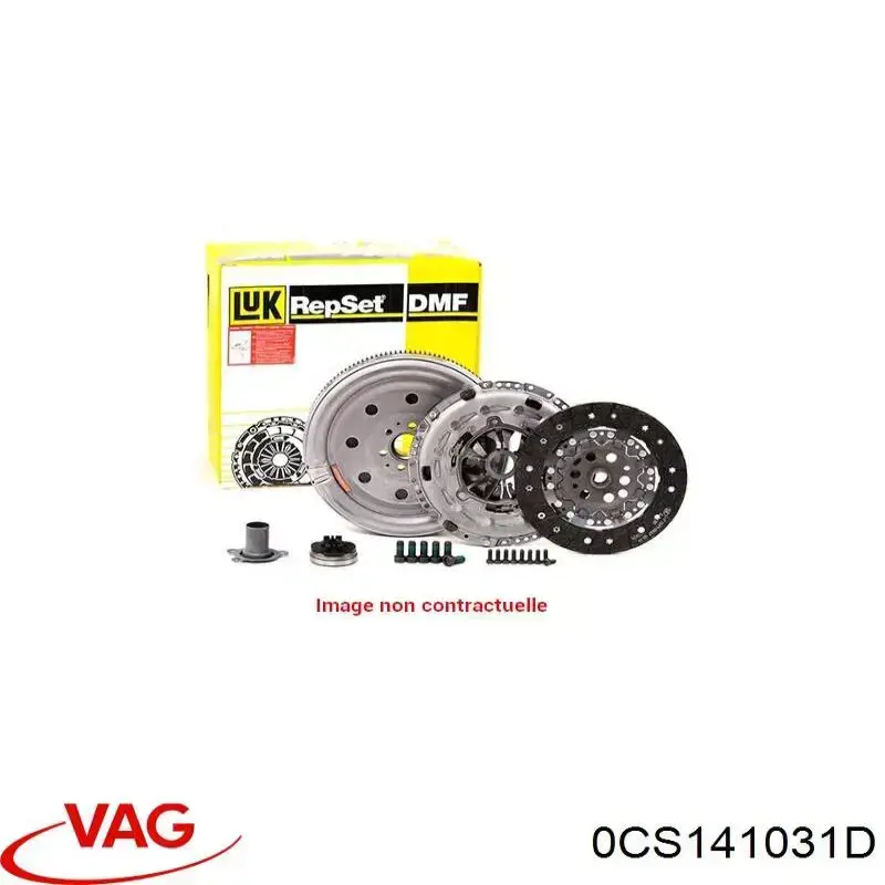 Диск сцепления 0B1141031KV VAG