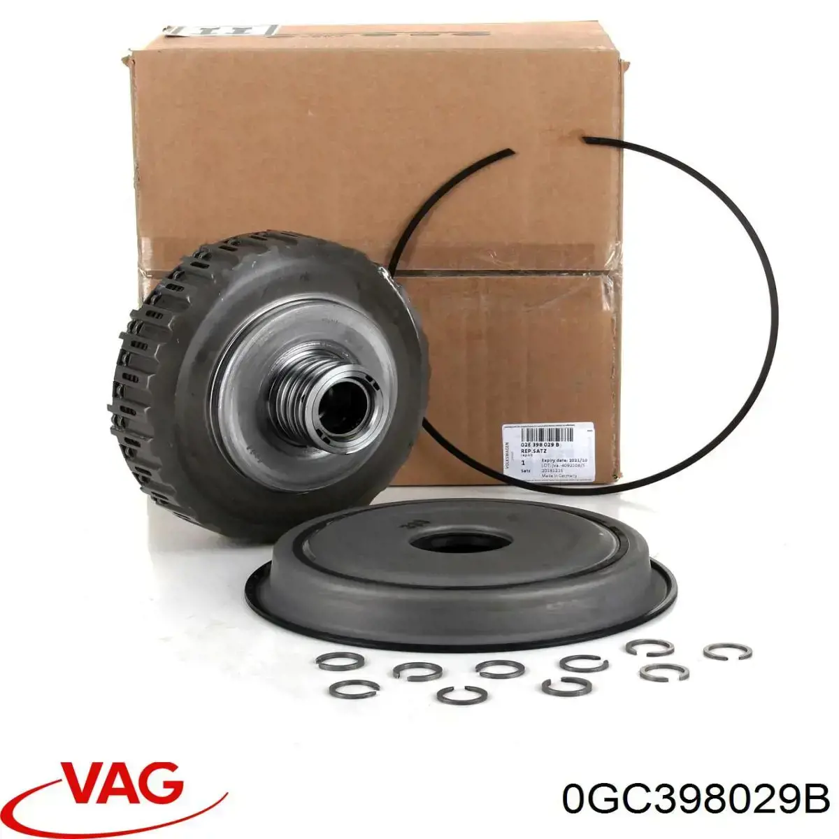 Комплект зчеплення (3 частини) 0GC398029B VAG/Audi