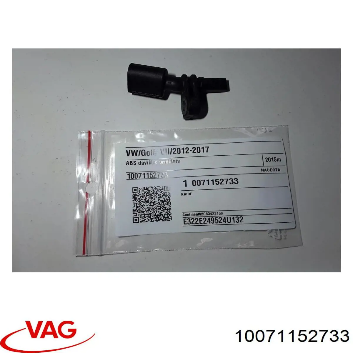 Датчик АБС (ABS) передний левый 10071152733 VAG
