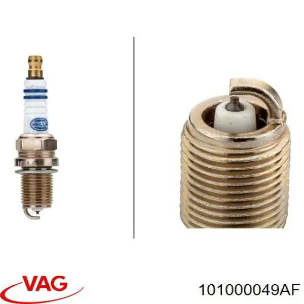 Купить 101000049AF VAG Свечи автомобильные