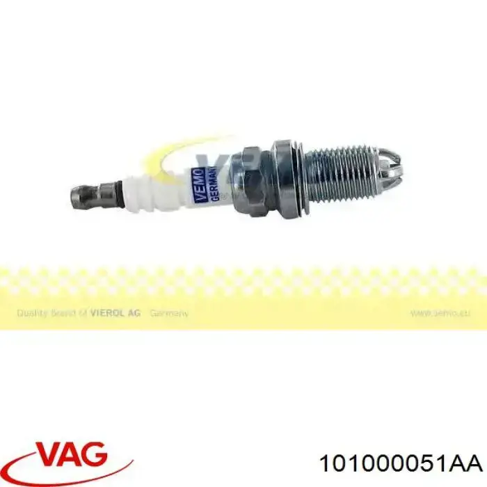 Свечи зажигания 101000051AA VAG