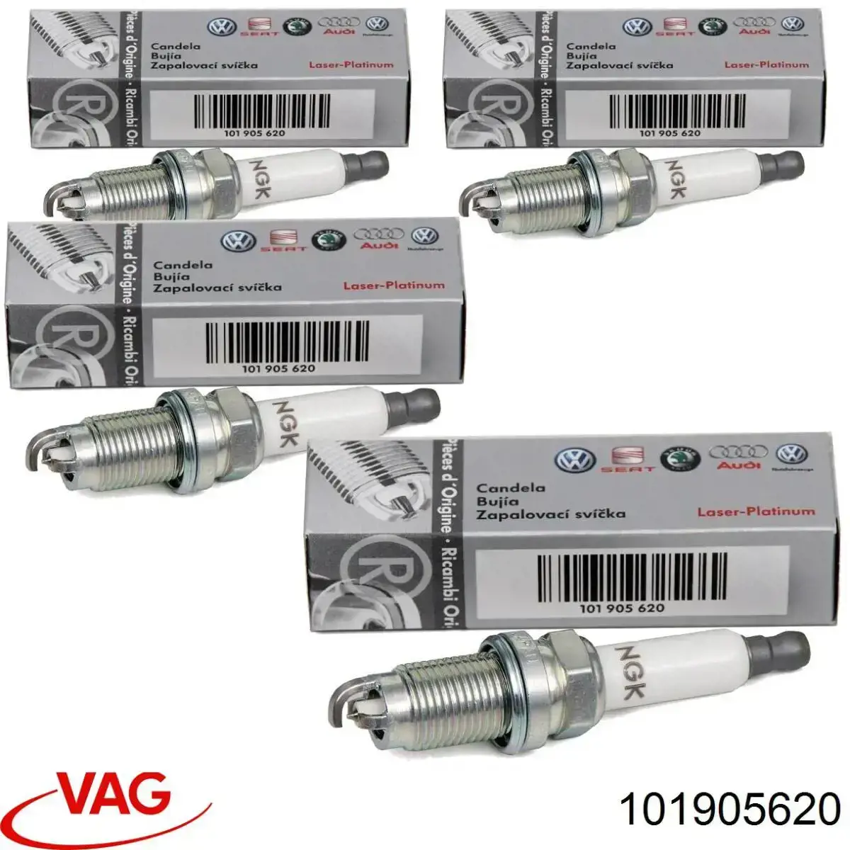 101905620 VAG Свечи зажигания