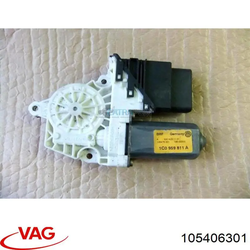 105406301 VAG Мотор стеклоподъемника двери задней, левой