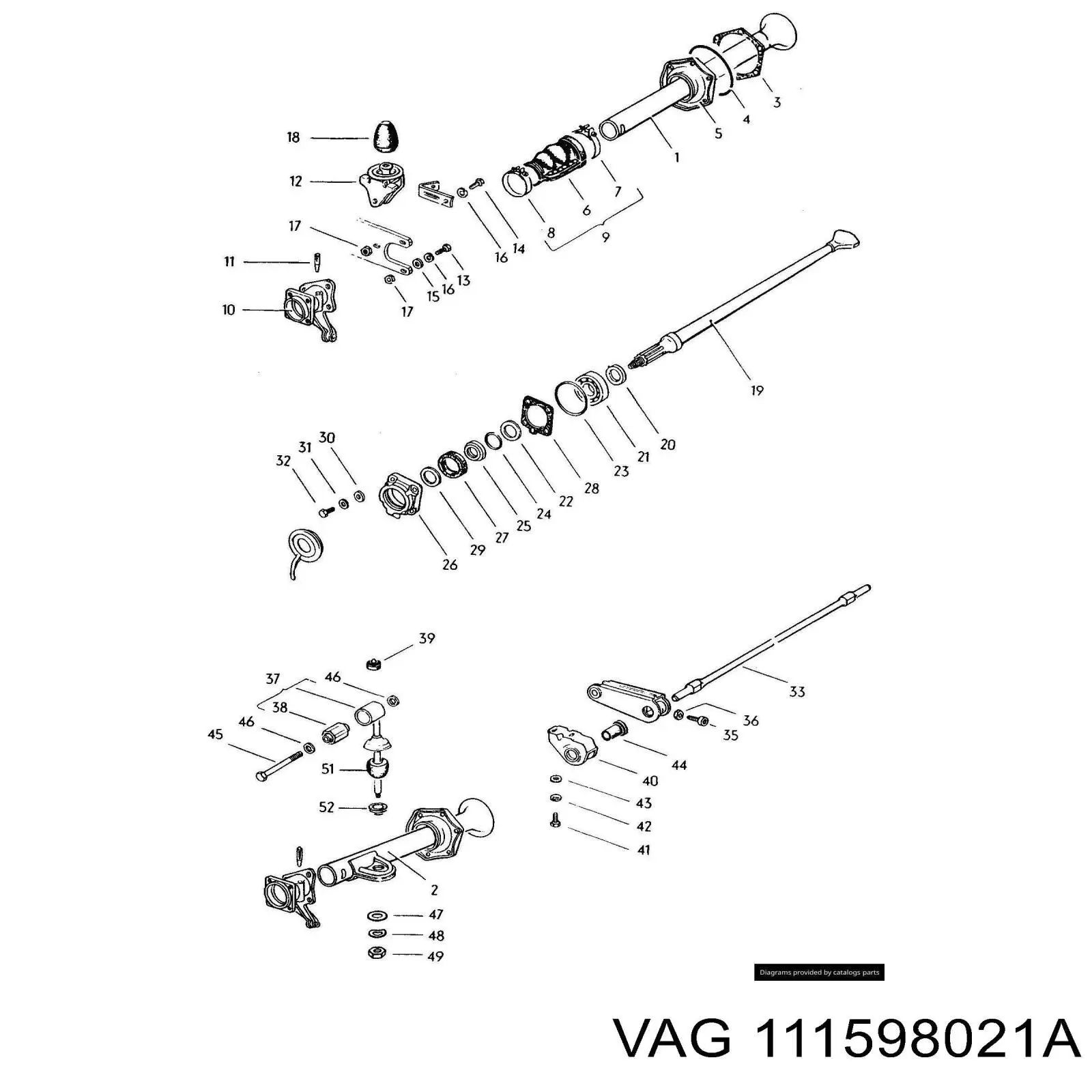 Пыльник шарнира угловых скоростей внутренний задний VAG 111598021A цена, от 7.56 USD