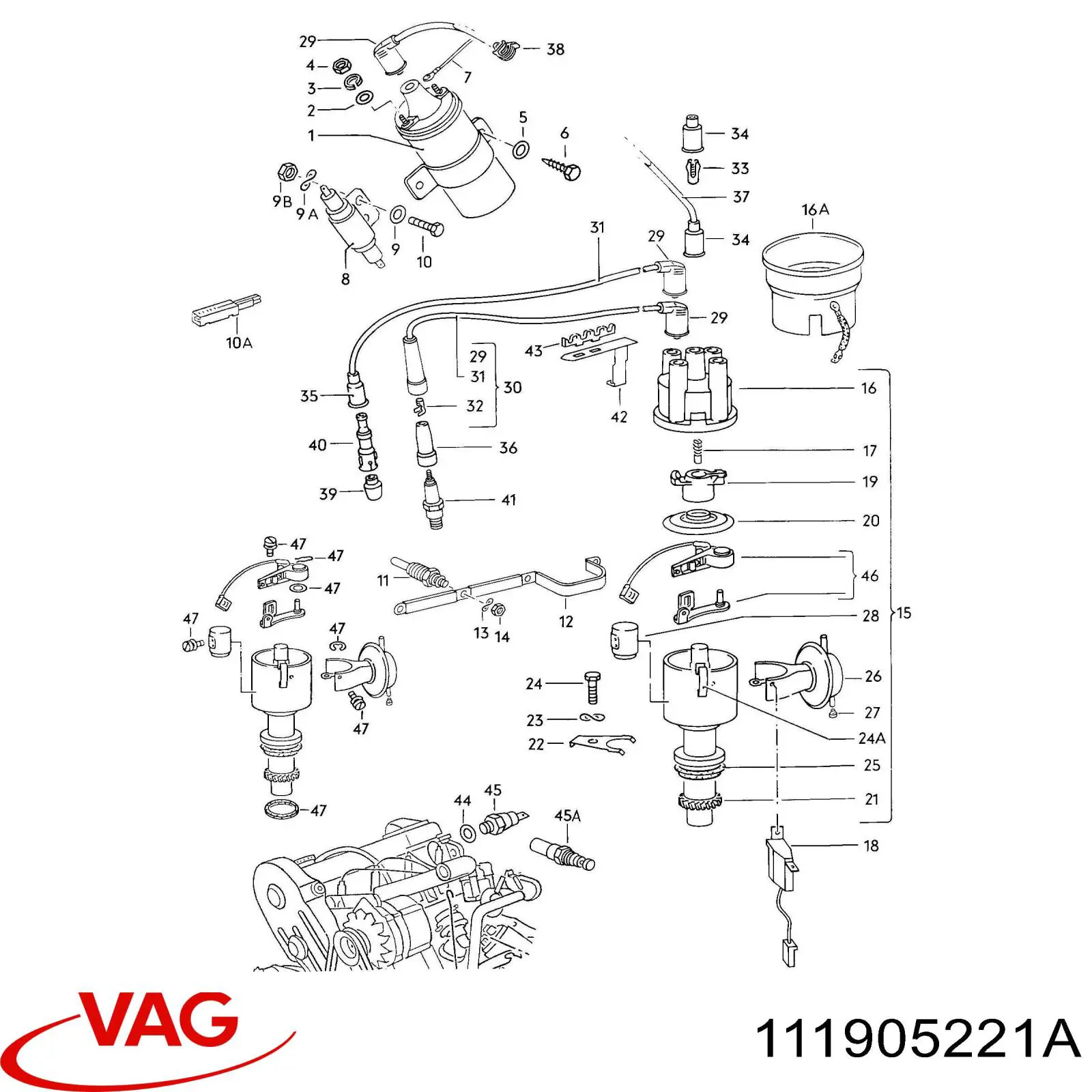  VAG 111905221A цена, от 16.96 USD