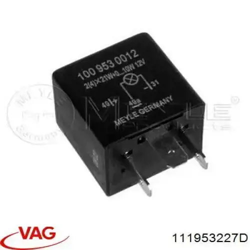 Реле поворотов 111953227D VAG