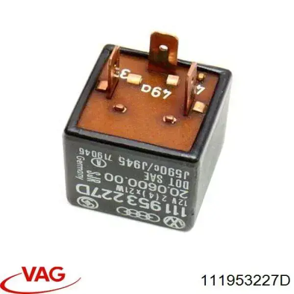 Реле поворотников VAG 111953227D