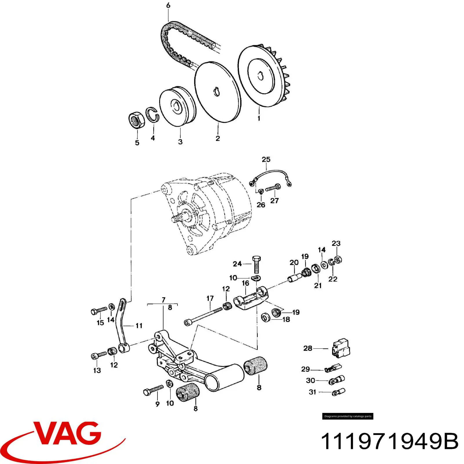 Купить 111971949B VAG 