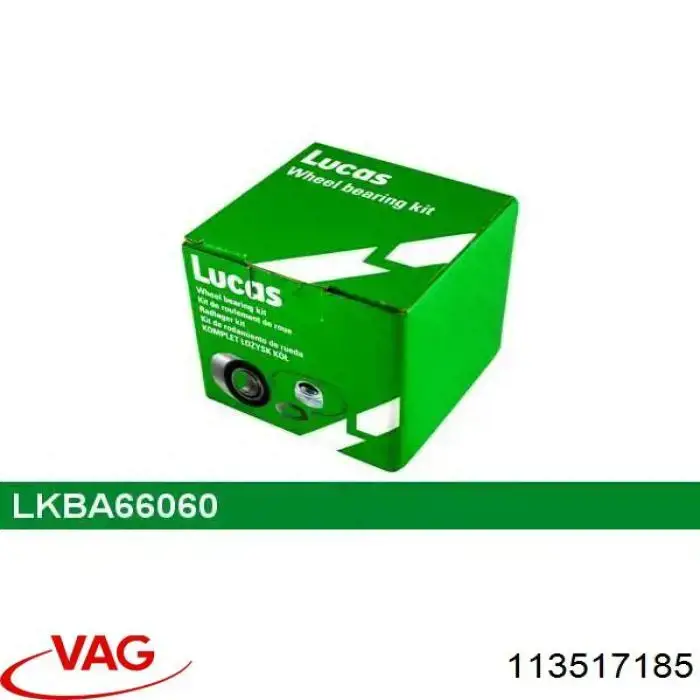 Купить 113517185 VAG Подшипник ступицы передней внутренний